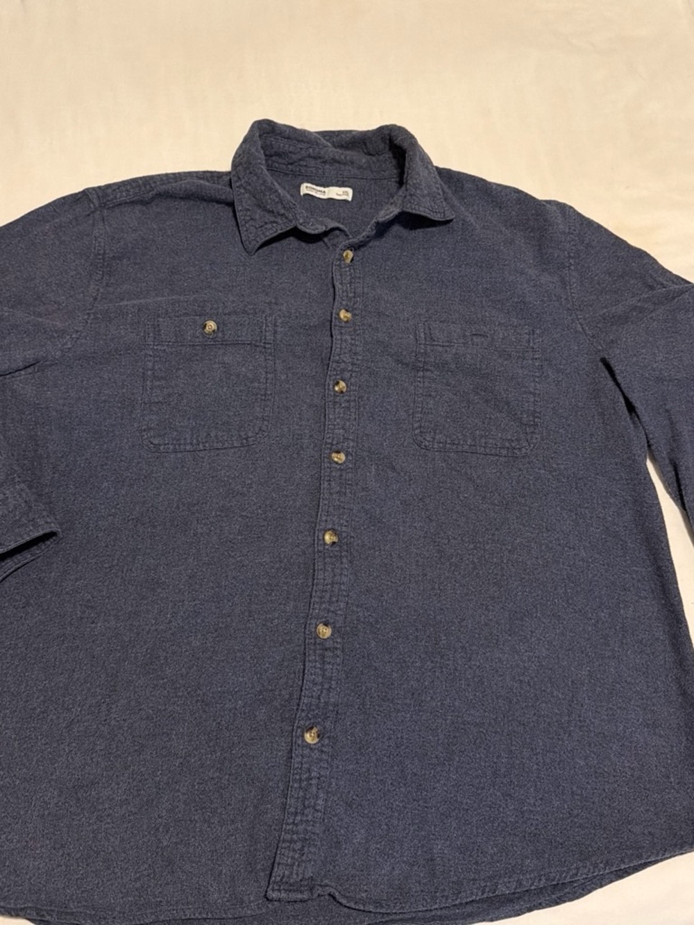 Sonoma Men's Dark Navy Button-Down Shirt